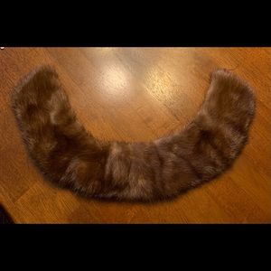 Vintage 50’s Rockabilly Detachable Fur Collar
